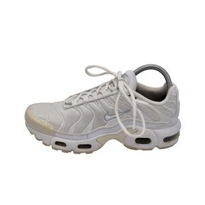 Nike Air Max Plus Shoes Youth Size 6.5Y White Tn Running Sneakers CW7044-100